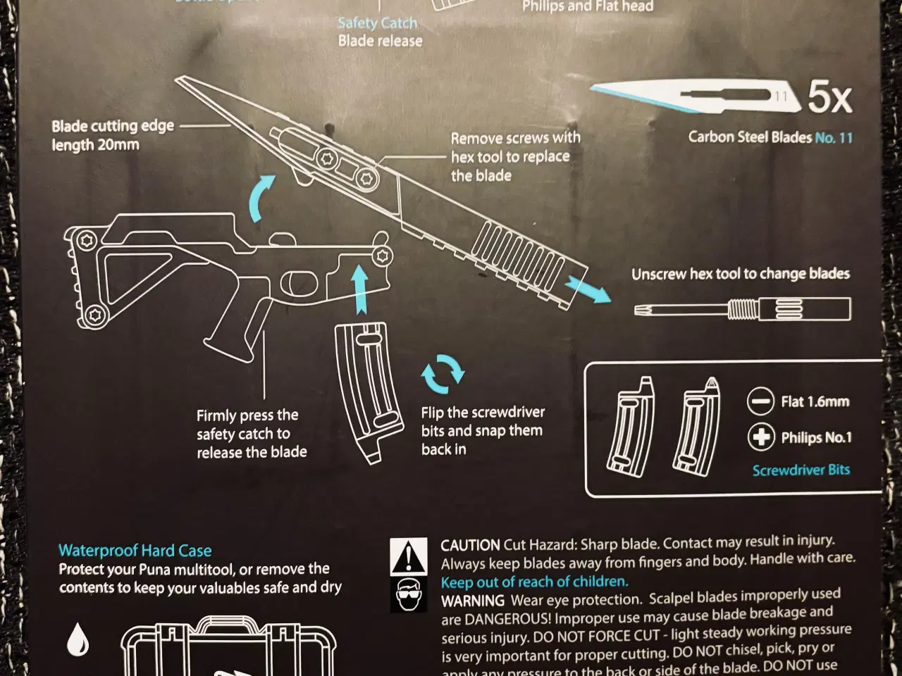 Billede 4 - EDC værktøj / kniv til nøglerne