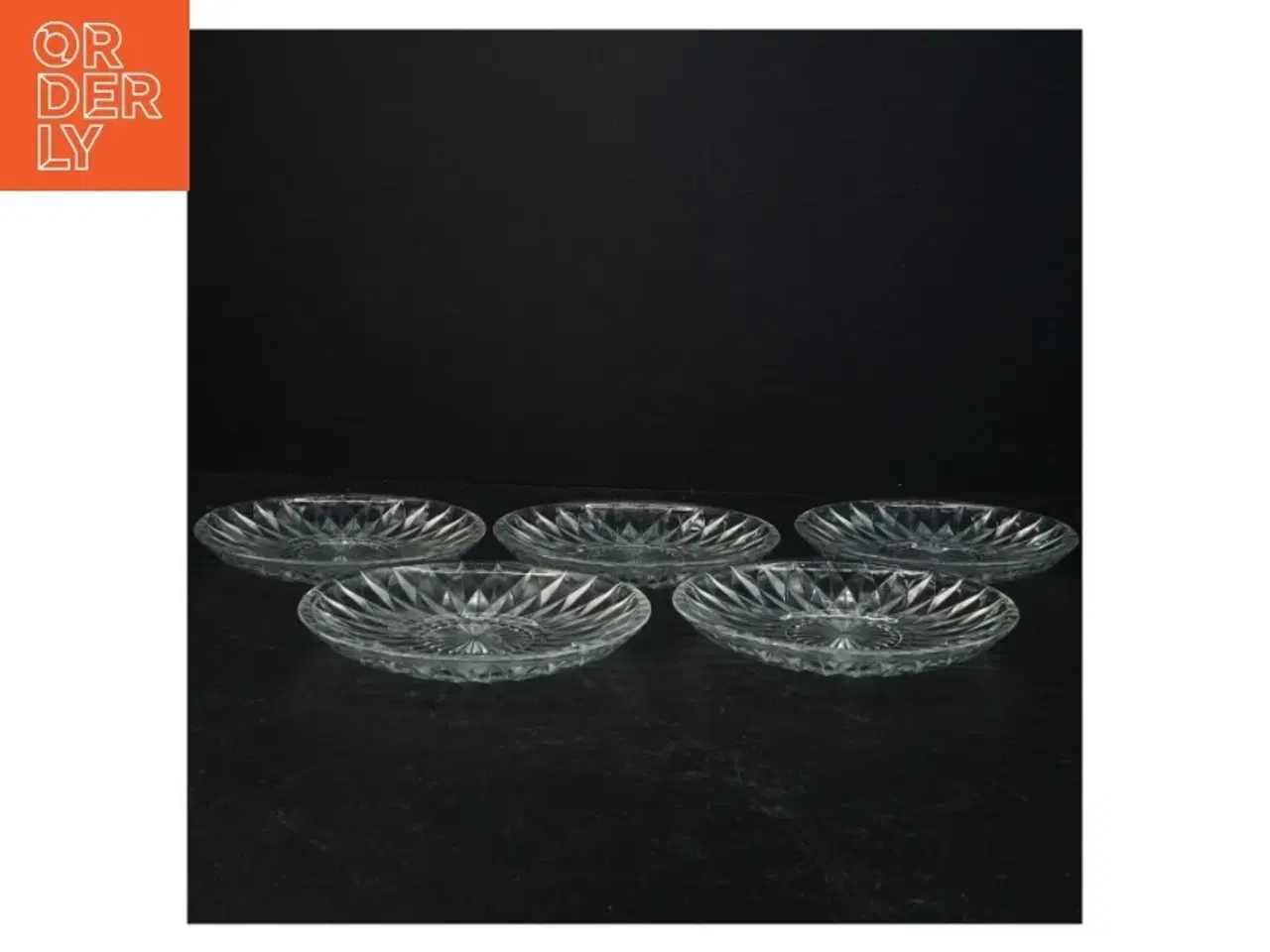 Billede 2 - Krystalglas assietter (str. Ø 15 cm)