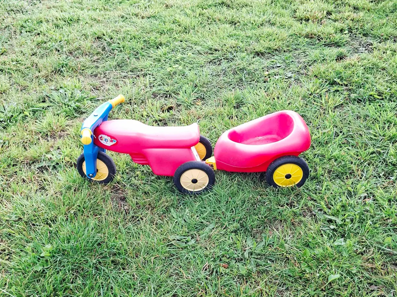 Billede 2 - Dantoy scooter med anhænger 