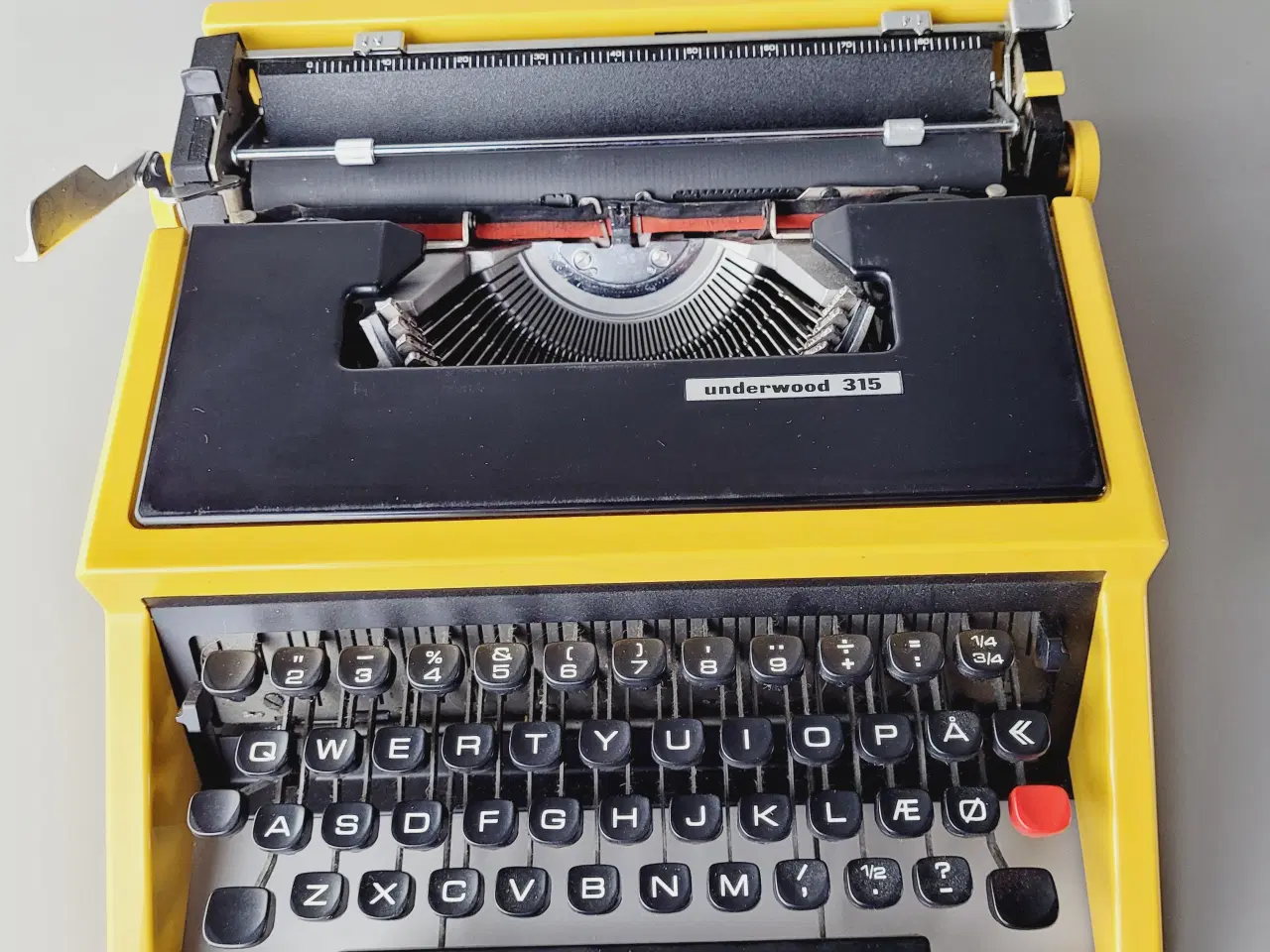 Billede 7 - ⭐️· Vintage Underwood 315 Olivetti i Gul