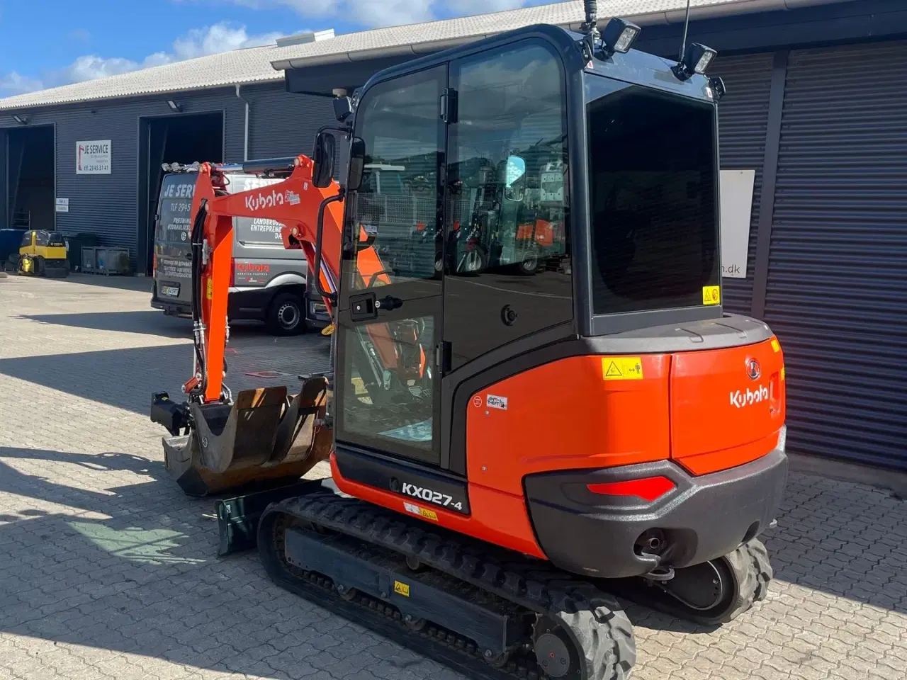 Billede 2 - Kubota kx027-4 Engcon rotortilt, Centralsmørring mm.