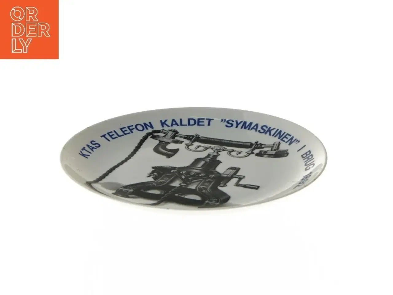 Billede 3 - Dekorativ porcelænsvægskive fra LS Design (str. Ø 19,5 cm)