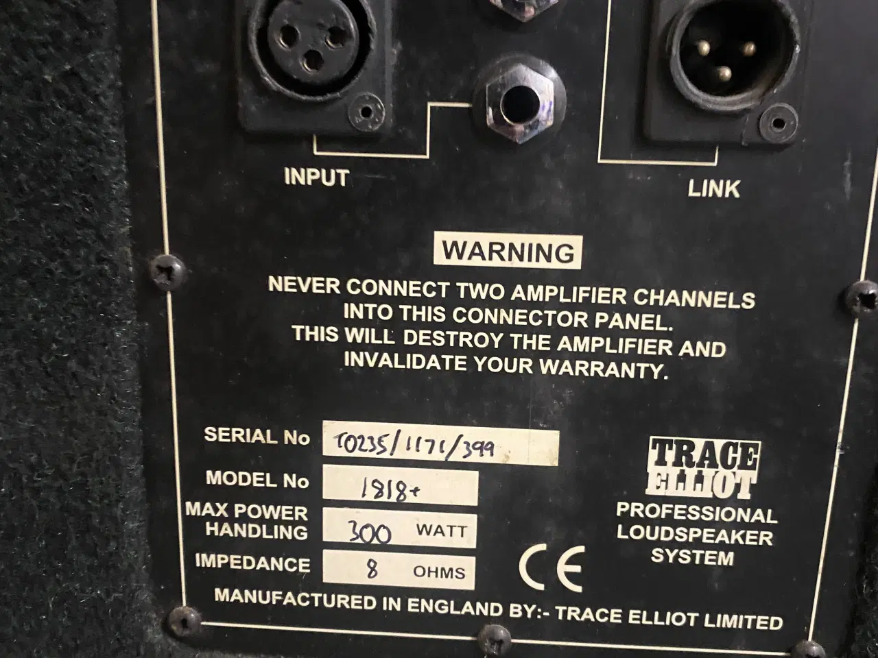 Billede 6 - Trace Eliot 4x10”, 1x18” og Glaien Krueger RB400 