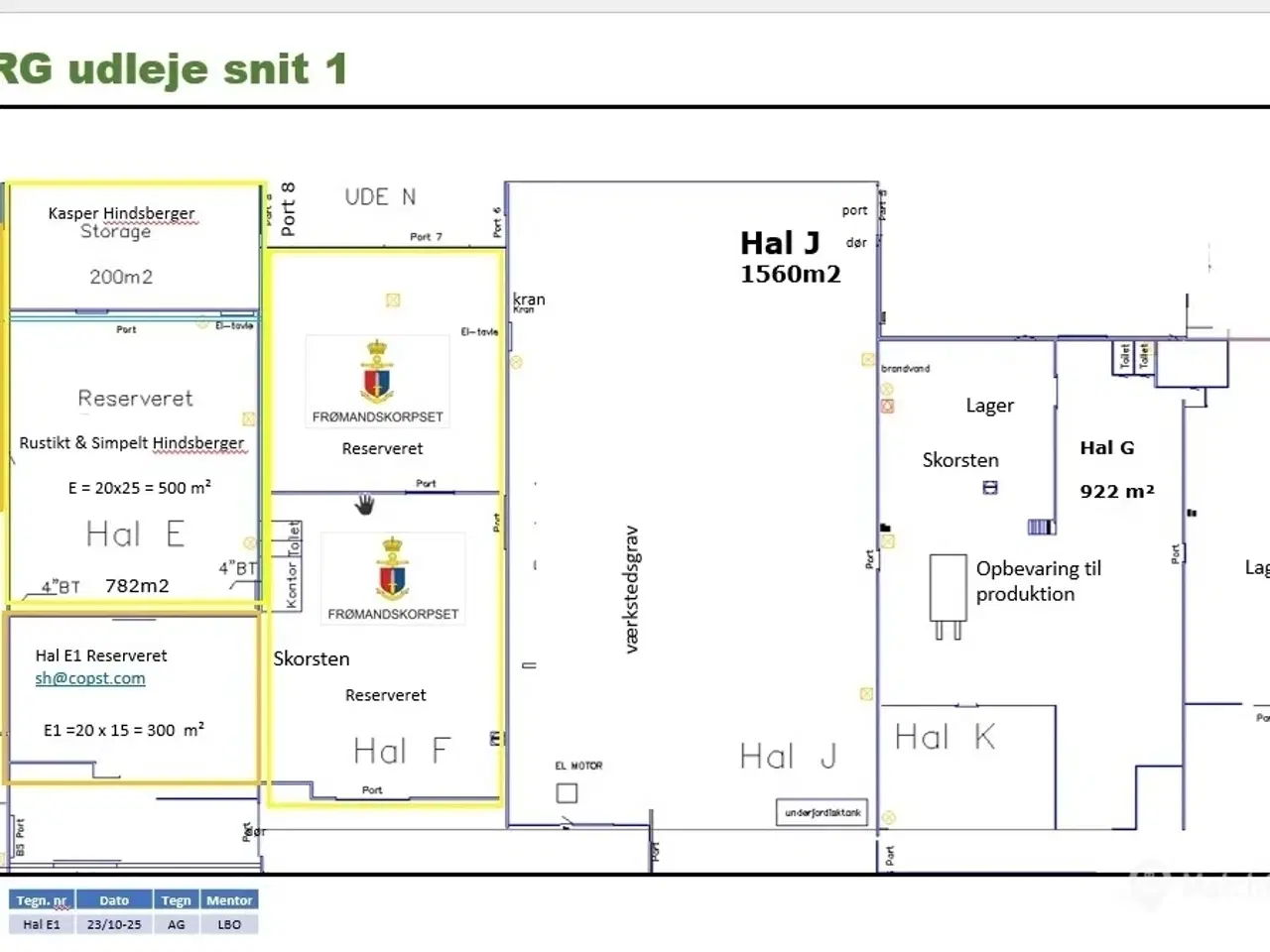 Billede 5 - Produktionslokale/lager  med 2 porte på 6 m. og kran.