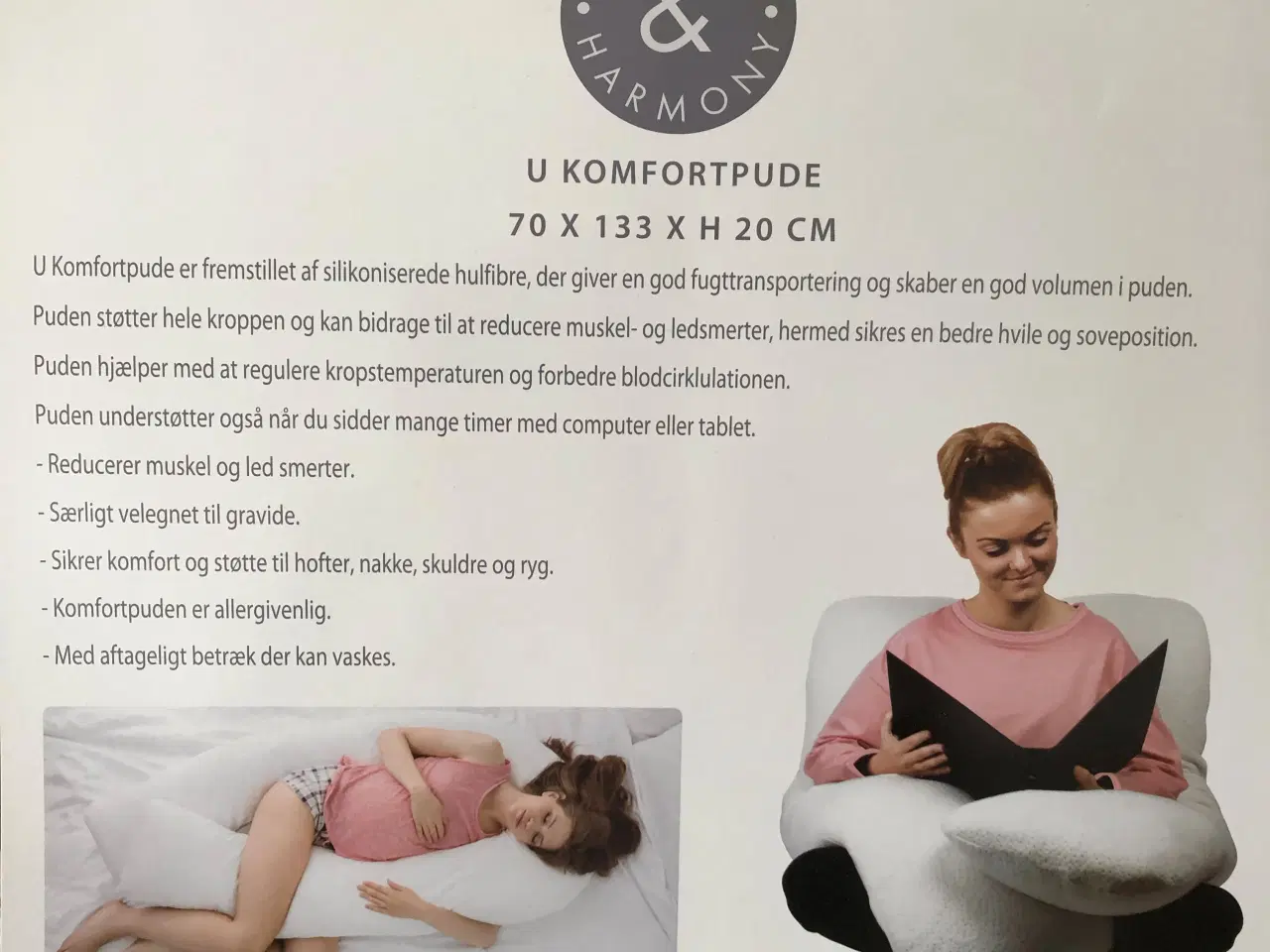 Billede 1 - u pude bruges primært til gravide