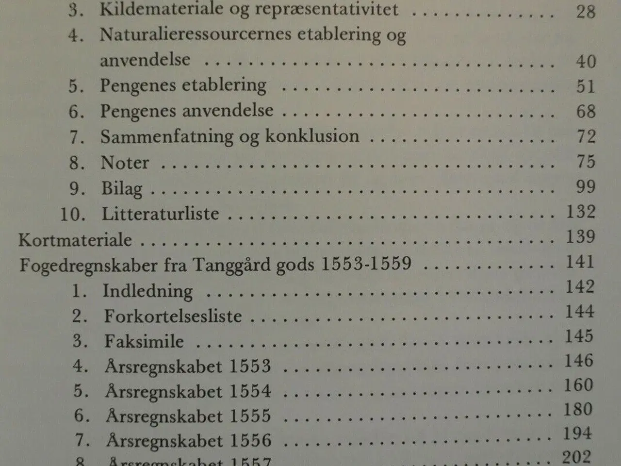 Billede 2 - tanggård gods 1553-1559 - adelig godsdrift i danma