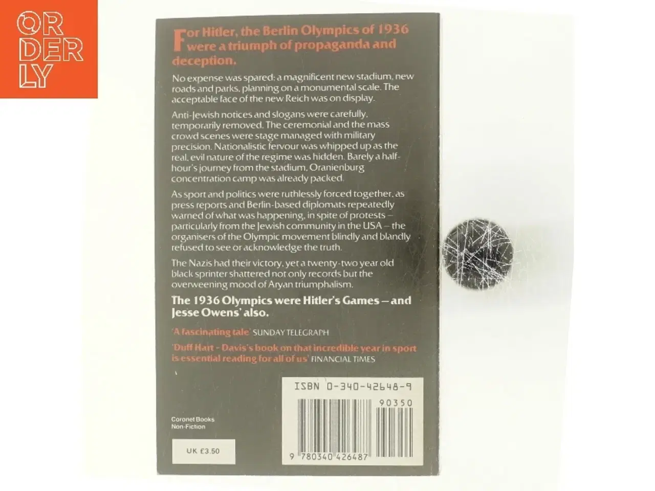 Billede 3 - Hitlers Olympics : the 1936 games af Duff Hart-Davis (Bog)