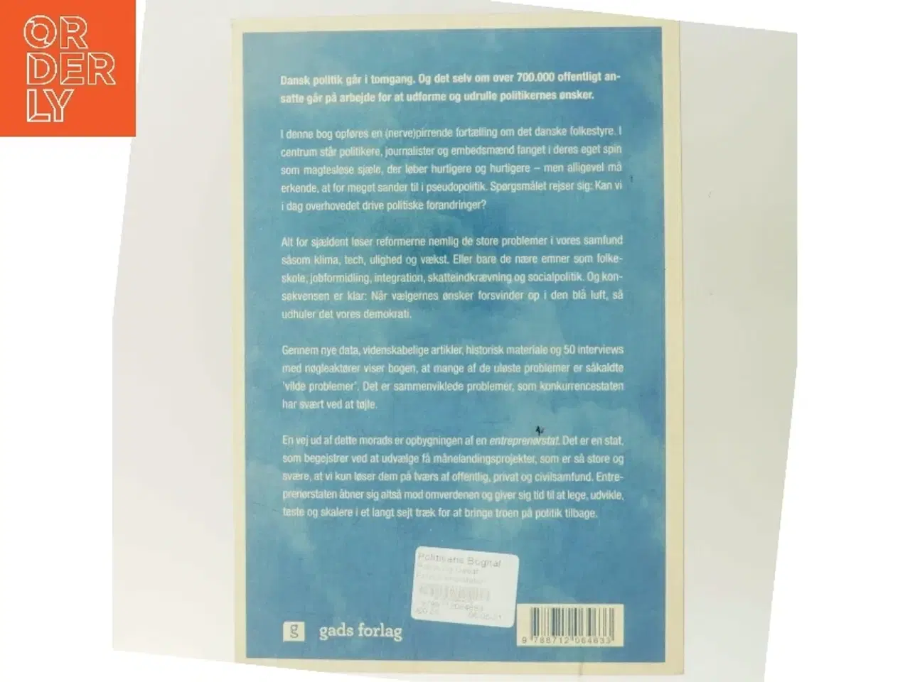 Billede 3 - Entreprenørstaten af Sigge Winther Nielsen (Bog)