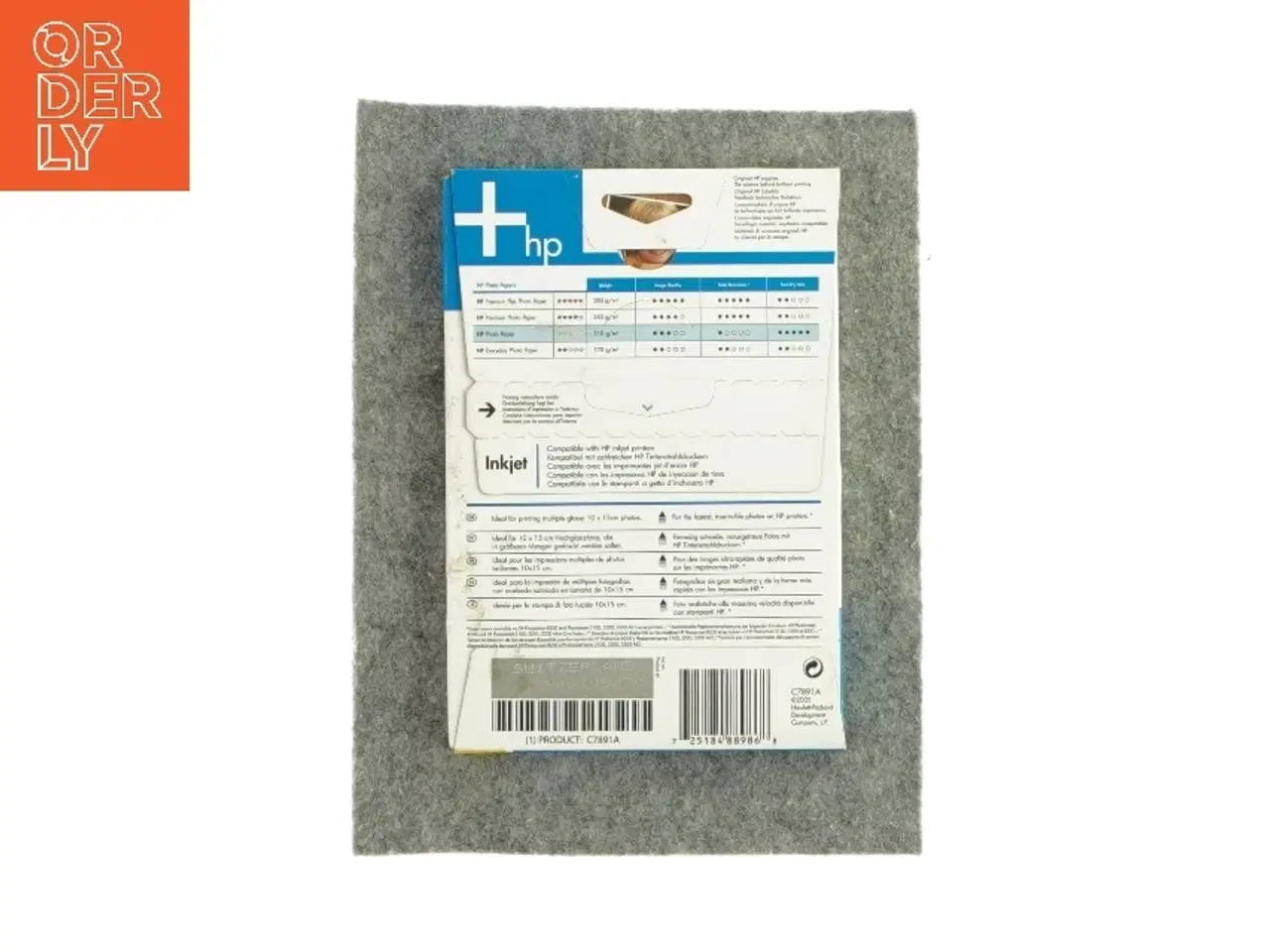 Billede 2 - Foto papir fra HP (str. 10x15)