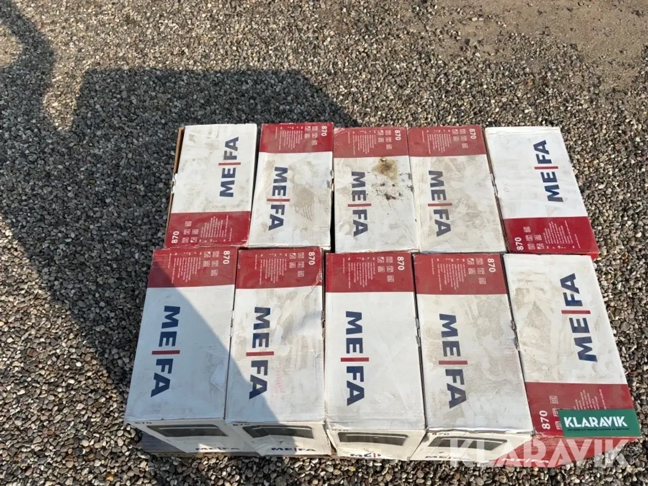 Billede 8 - MEFA postkasse 10 styks. Farve sølv Mefa 870