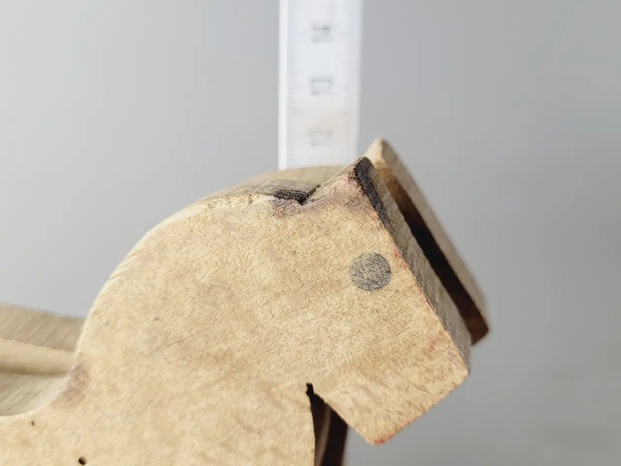 Billede 8 - ⭐️: Unik vintage træhest – Charmerende håndlavet 