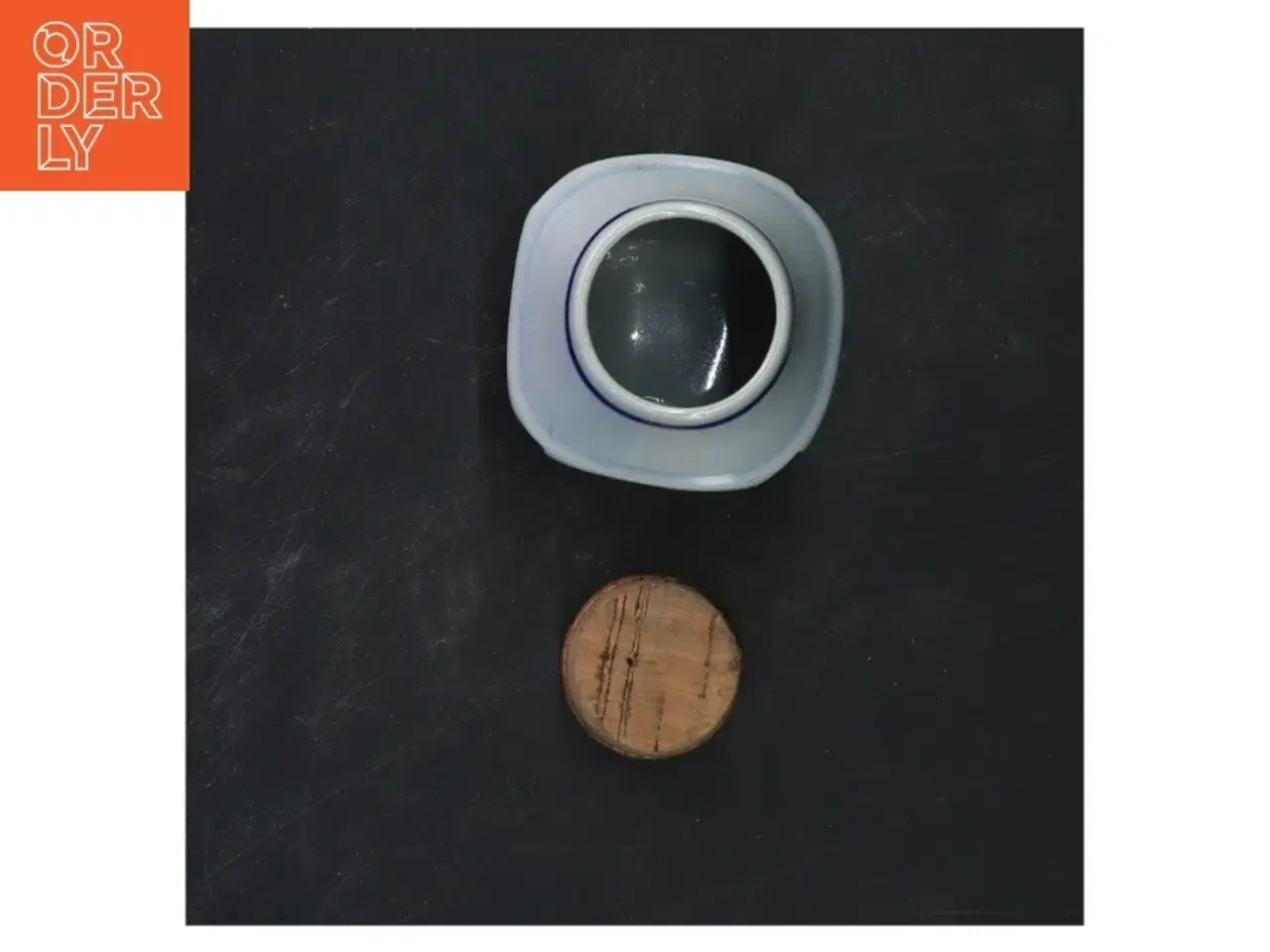 Billede 3 - Søholm Muskat krydderikrukke med korklåg (str. 9,5x6 cm)