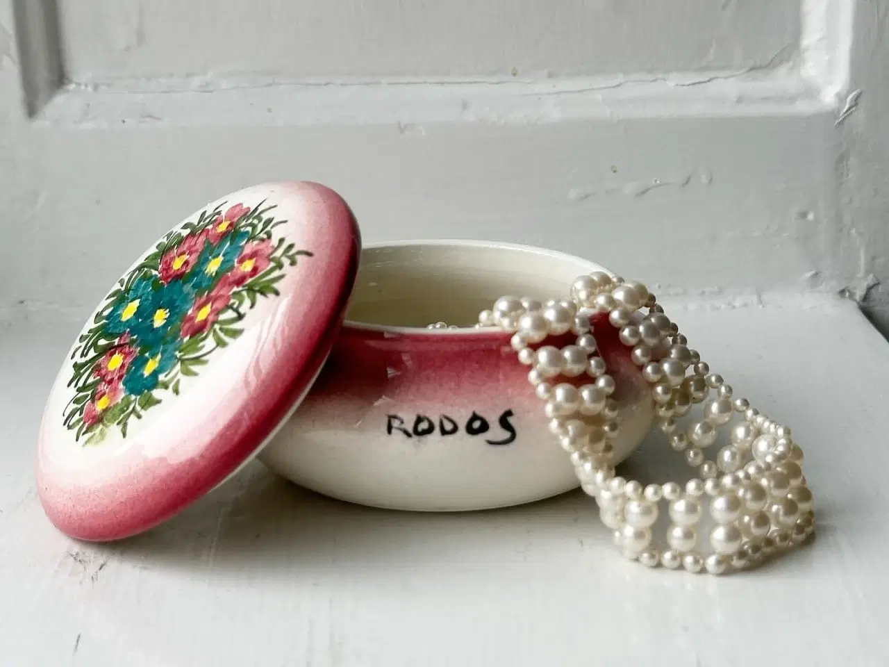 Billede 1 - Rhodos, lyserød w blomster