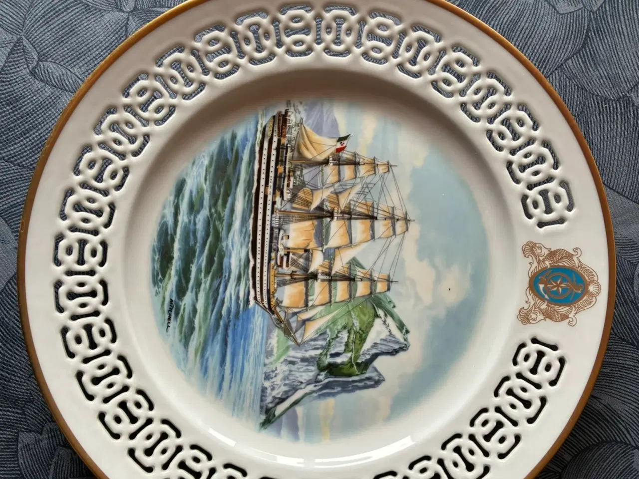 Billede 7 - Seks smukke skibsplatter sælges samlet