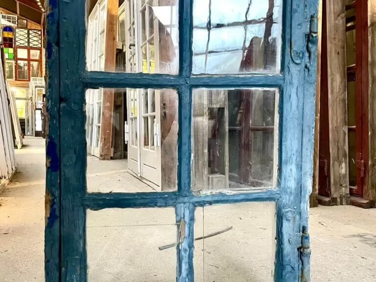 Billede 1 - Originalt 1-fags bondehusvindue fra medio 1800