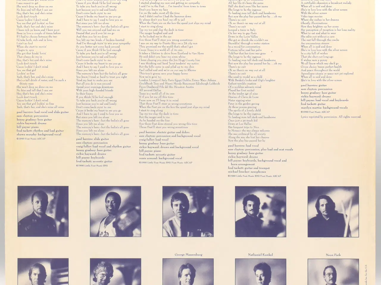 Billede 3 - Little Feat - Representing The Mambo - GER 1990