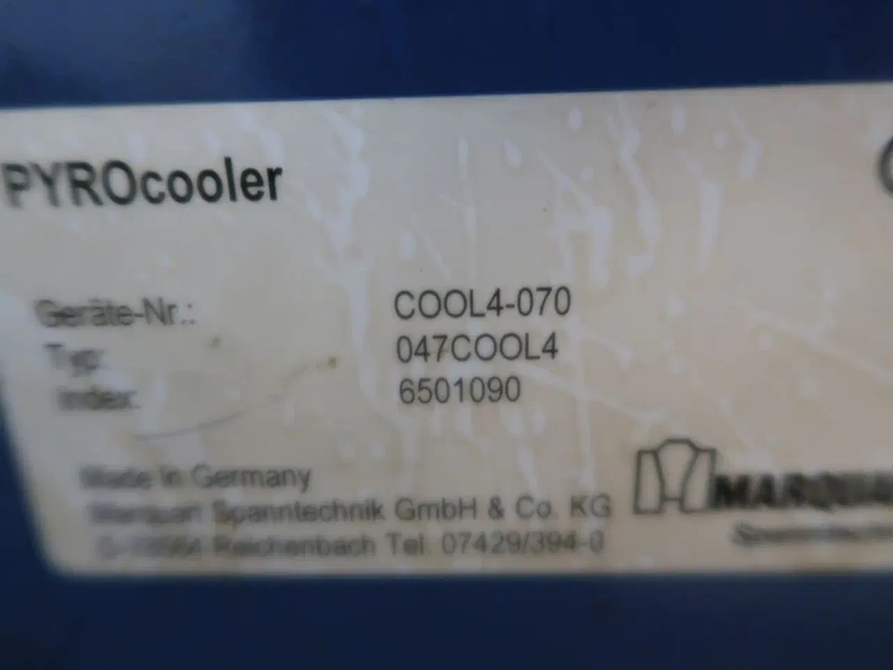Billede 14 - Shrinkdevice MARQUART OSG Schrumpfgerät 047.032.00.0.00 og PyroCooler MARQUART OSG 047COOL4