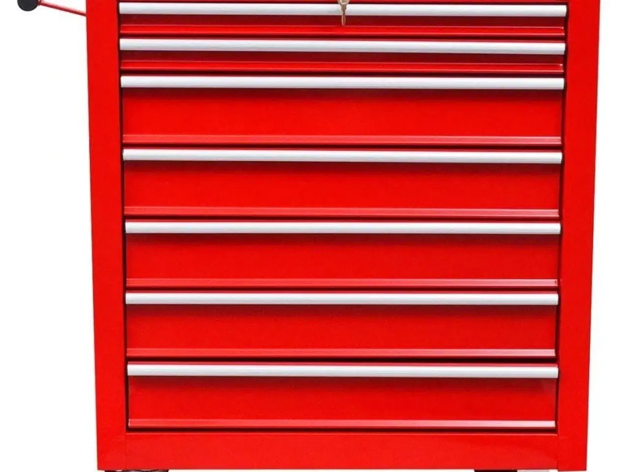 Billede 4 - Værkstedsvogn med 7 skuffer rød