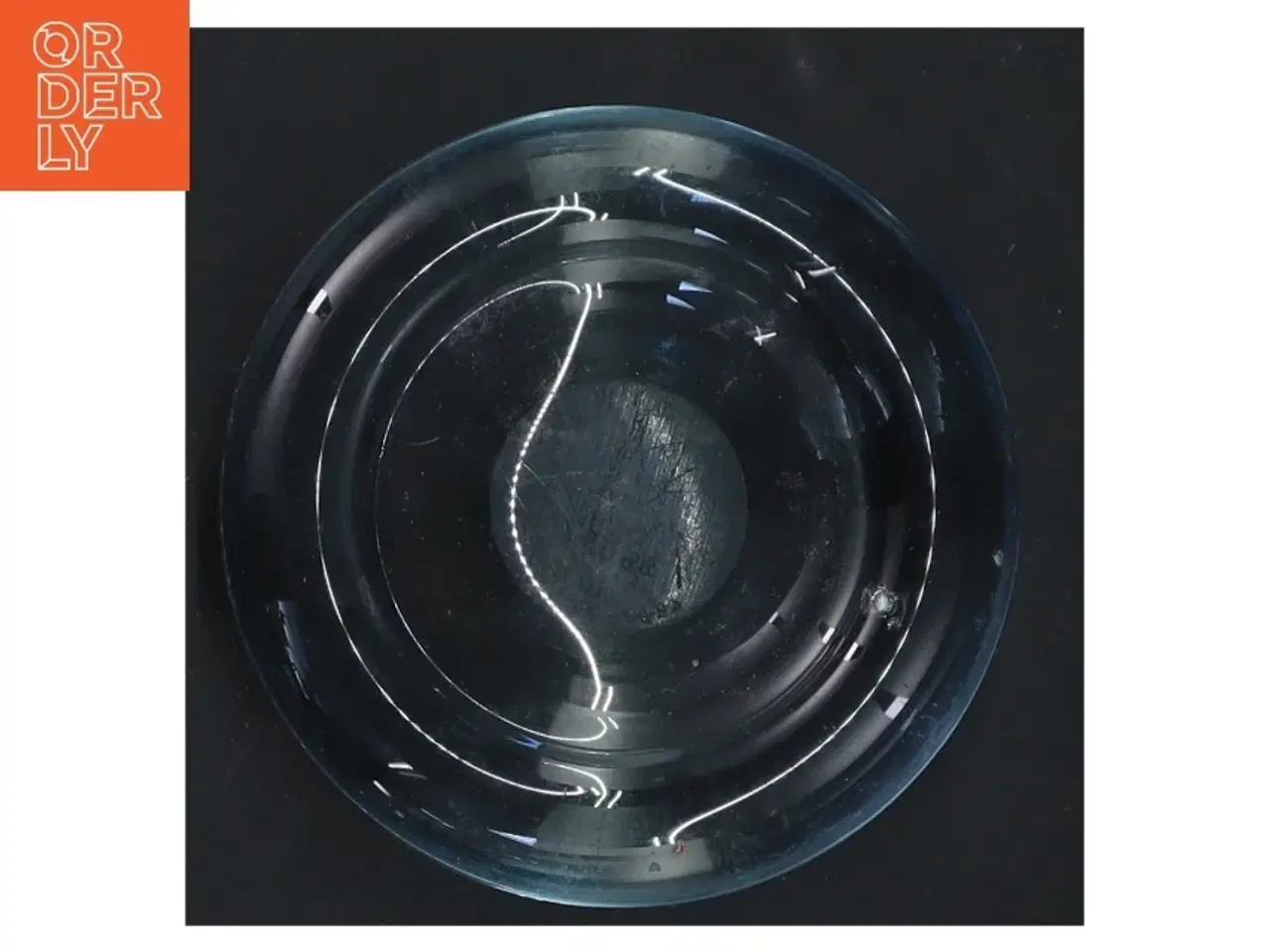 Billede 2 - Rund glas askebæger (str. 10x3 cm)