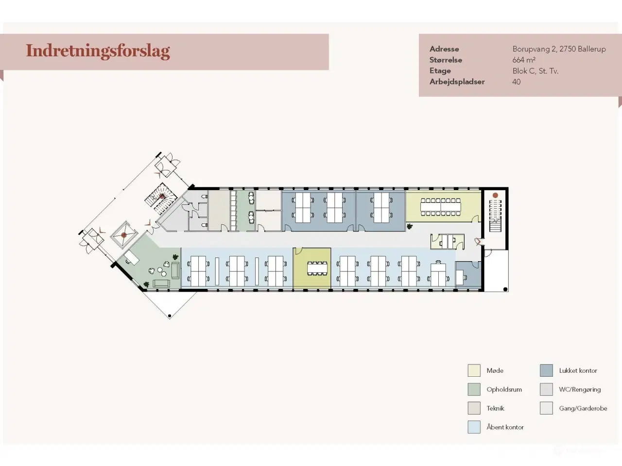 Billede 20 - Lyse og indbydende kontorlokaler med lyse trægulve