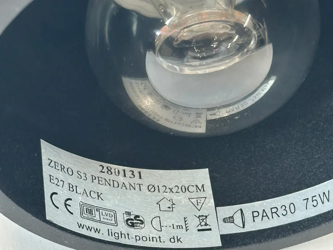 Billede 3 - Light Point Zero S3 Lampe – Sort H 20 cm