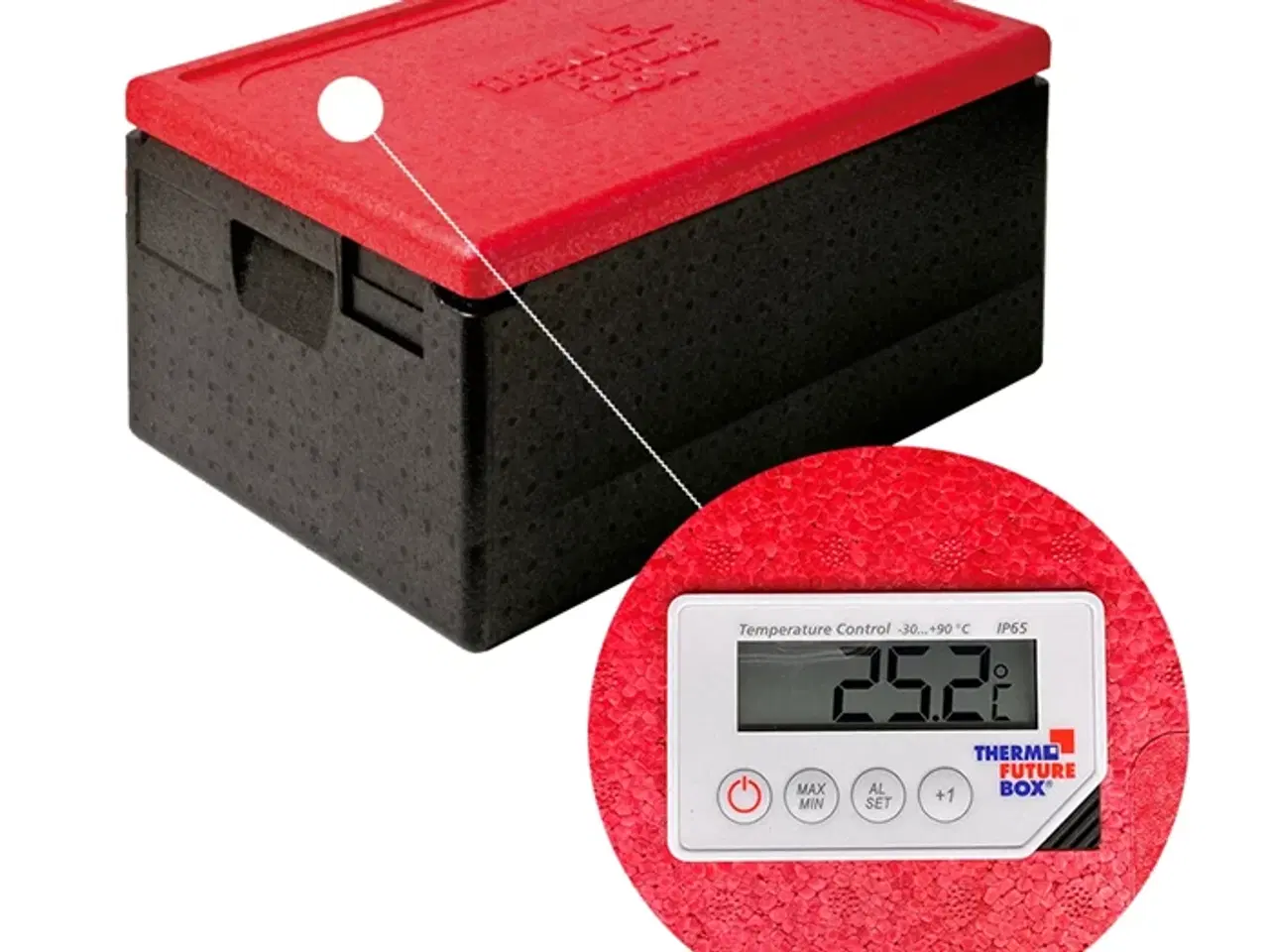 Billede 1 -  Termoboks GN 1/1 Digital – 46 L – sort