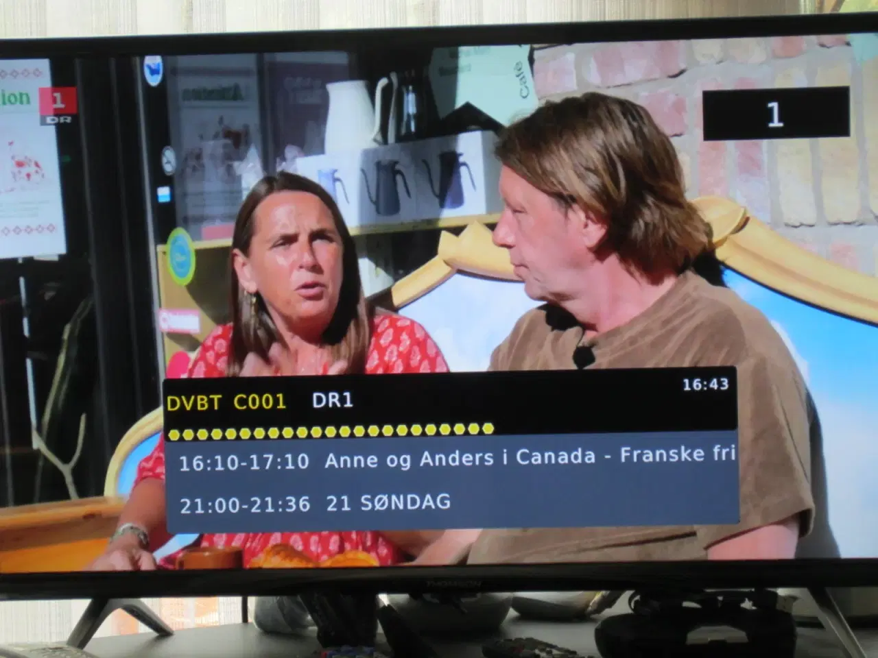 Billede 3 - DENVER DTB-142 DVB-T2 H.265 Mpeg-4 HD TV modtager