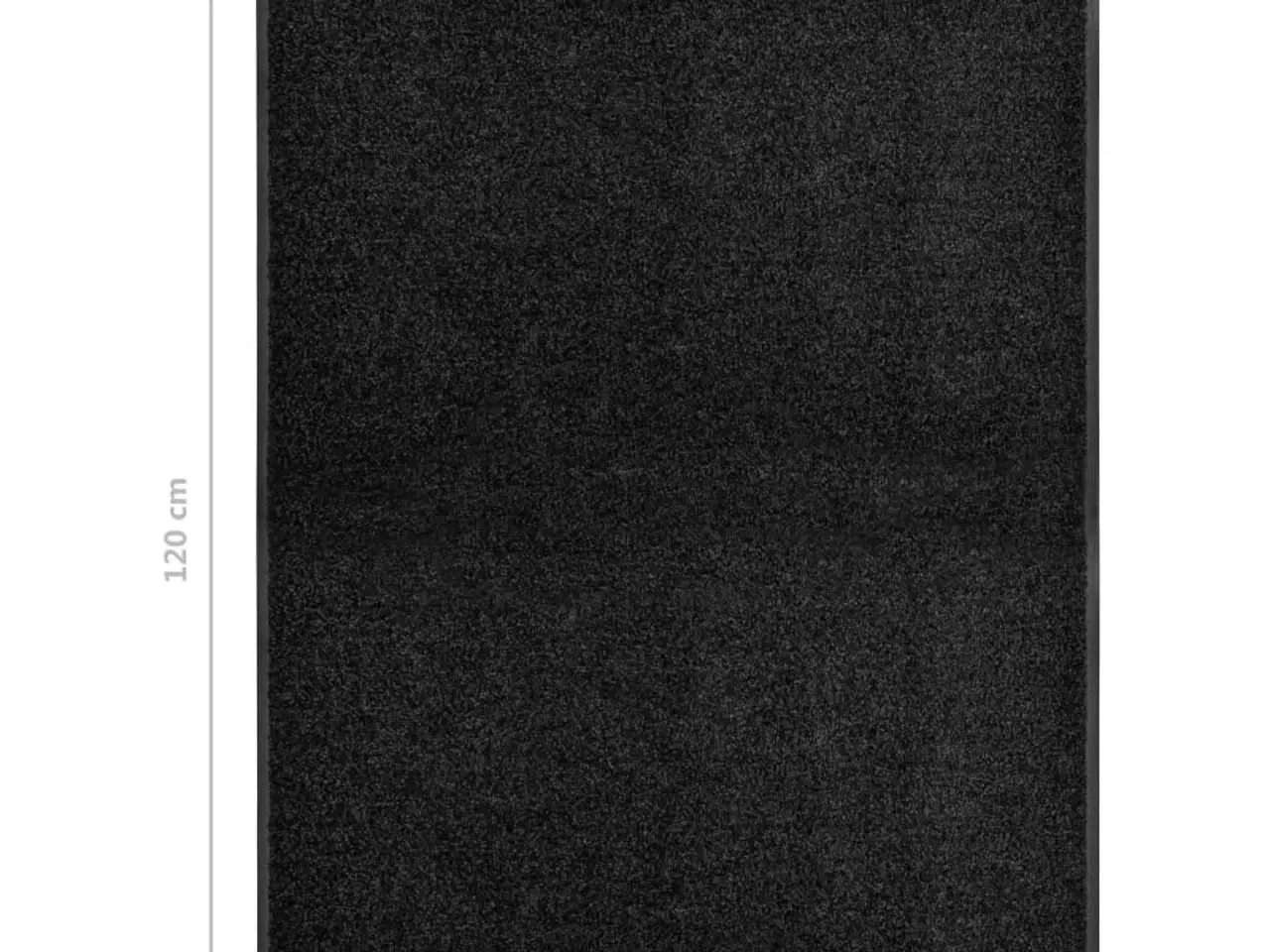 Billede 6 - Vaskbar dørmåtte 90x120 cm sort
