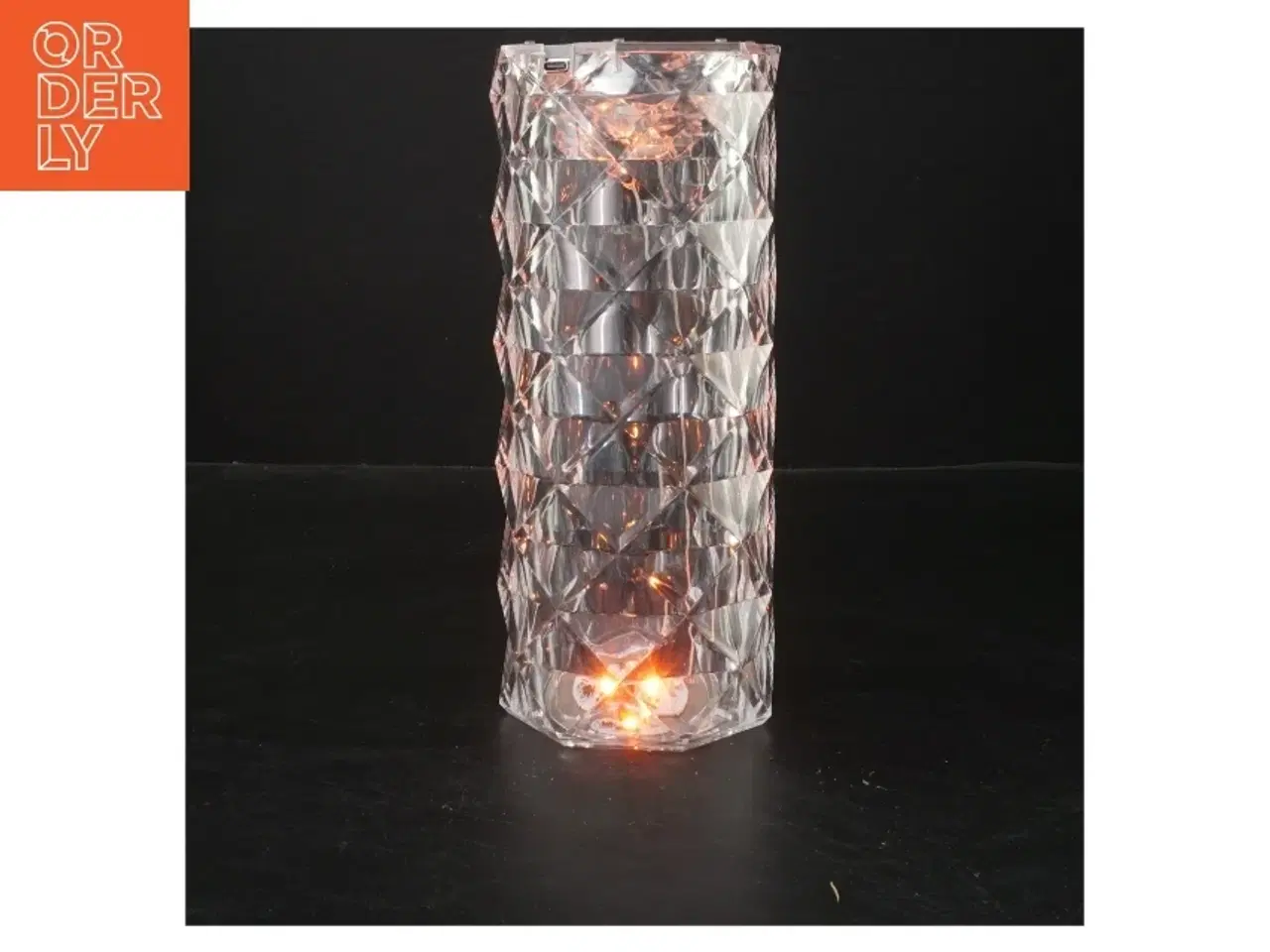 Billede 3 - Krystallampe med fjernbetjening fra Superbrugsen (str. 20 cm)