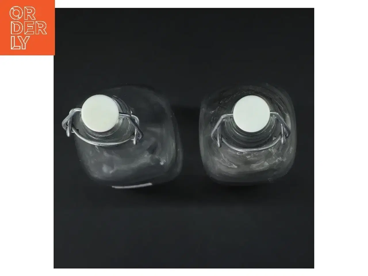 Billede 2 - Glasflasker med patentlåg (str. 2 stk 33 cm)