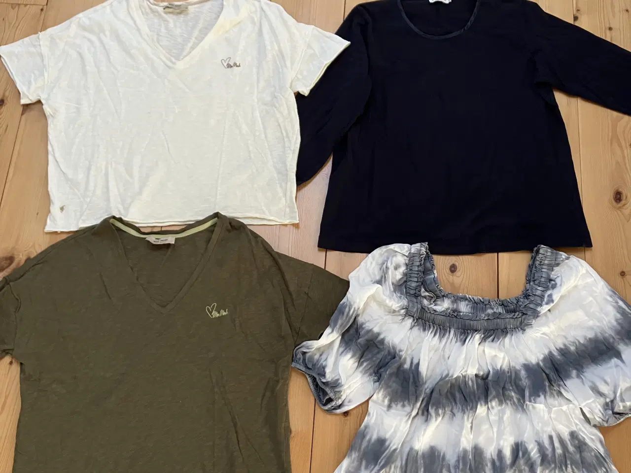 Billede 1 - T-shirts m korte og 3/4 ærmer L/XL