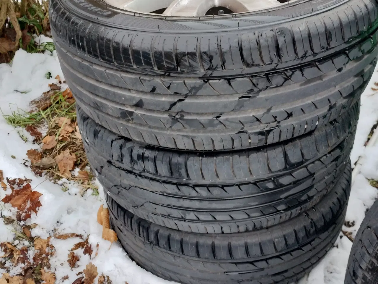 Billede 1 - Sommer dæk på alufælge