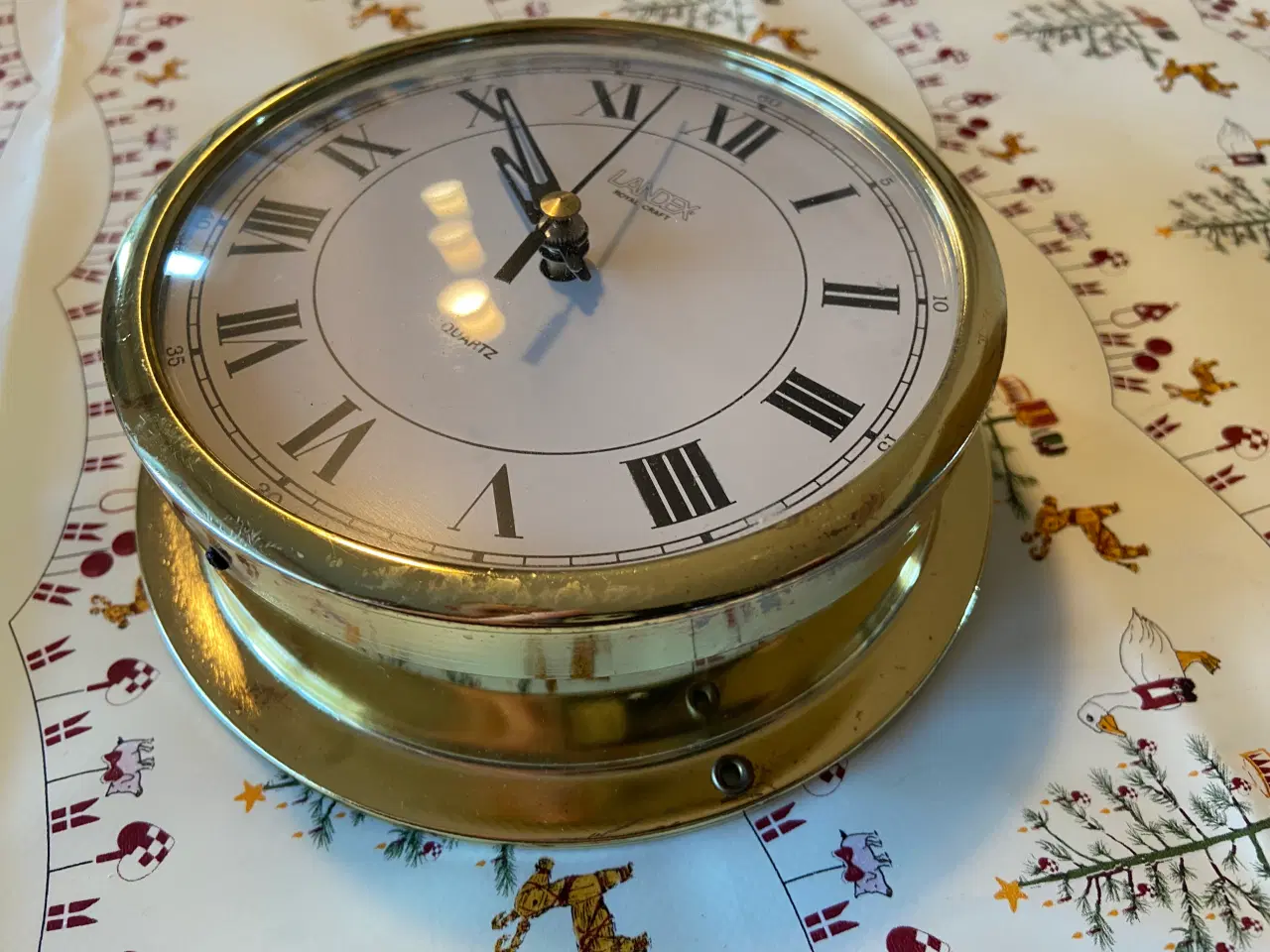 Billede 2 - Skibsur i messing fra Landex