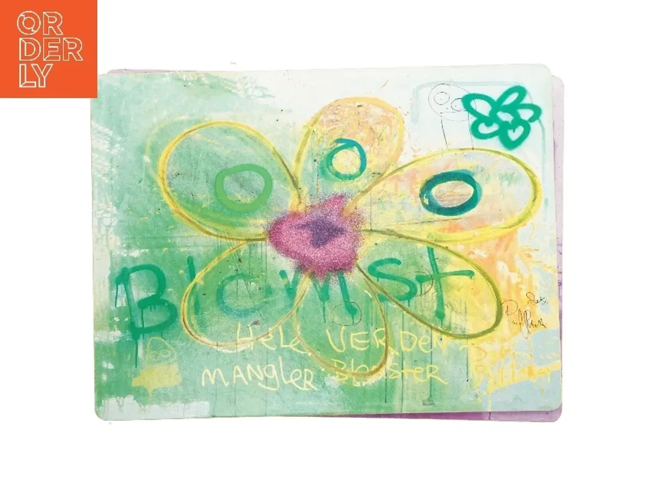 Billede 4 - Poul Pava dækkeservietter med abstrakte kunsttryk (str. 5 stk 39,5x29,5 cm)