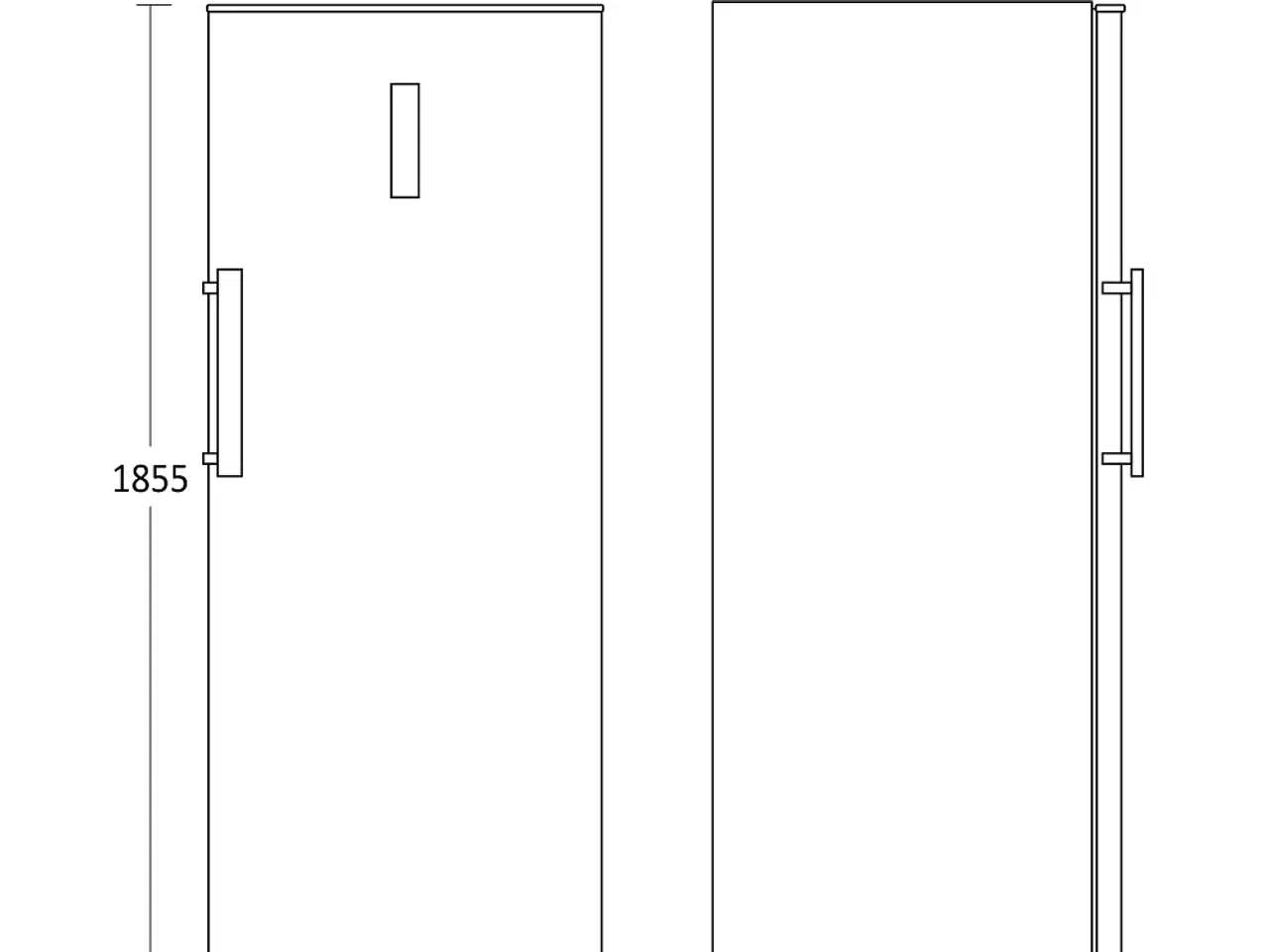 Billede 5 - Scandomestic Fryseskab 380 Liter 230 V – SCSFS381W