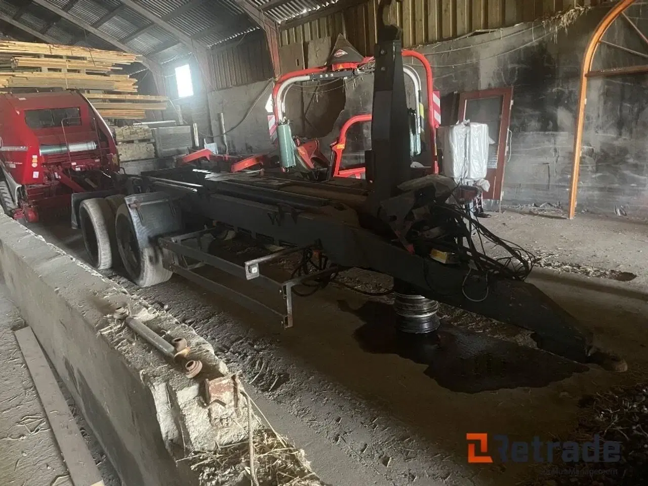 Billede 2 - - - - Krog hejs vogn 6,5 meter container