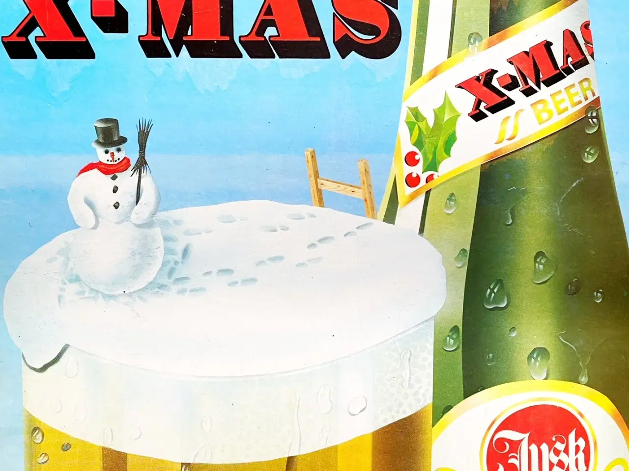 Billede 1 - * X-MAS - RETRO-papskilt