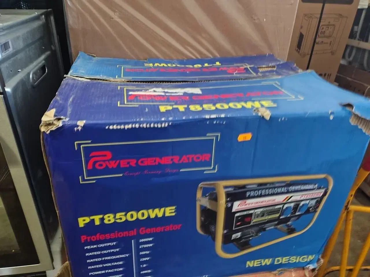 Billede 2 - Generator, ubrugt  POWER  PT8500WE