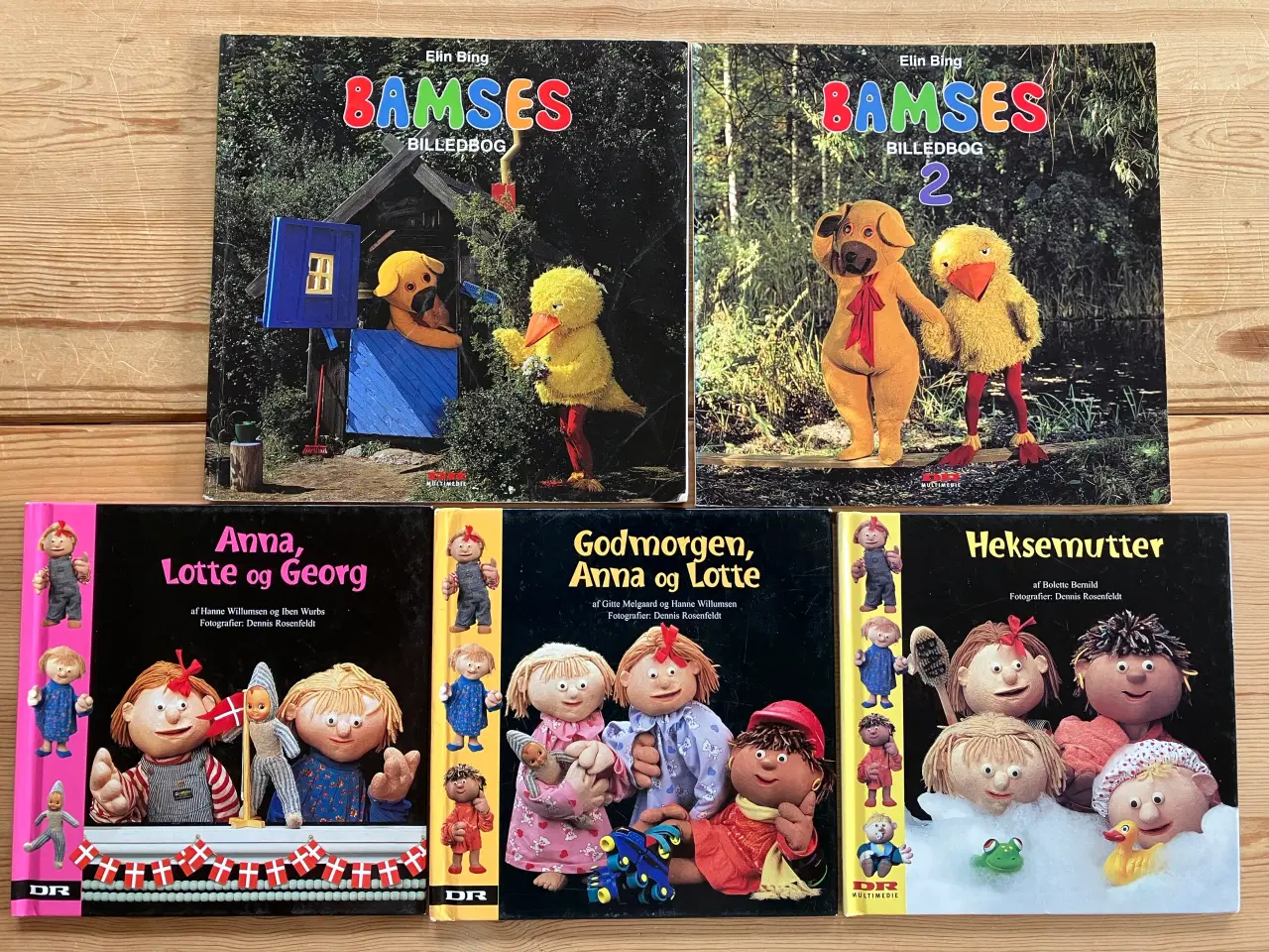 Billede 1 - Bamse og Kylling + Anna og Lotte + Glimmerbøger