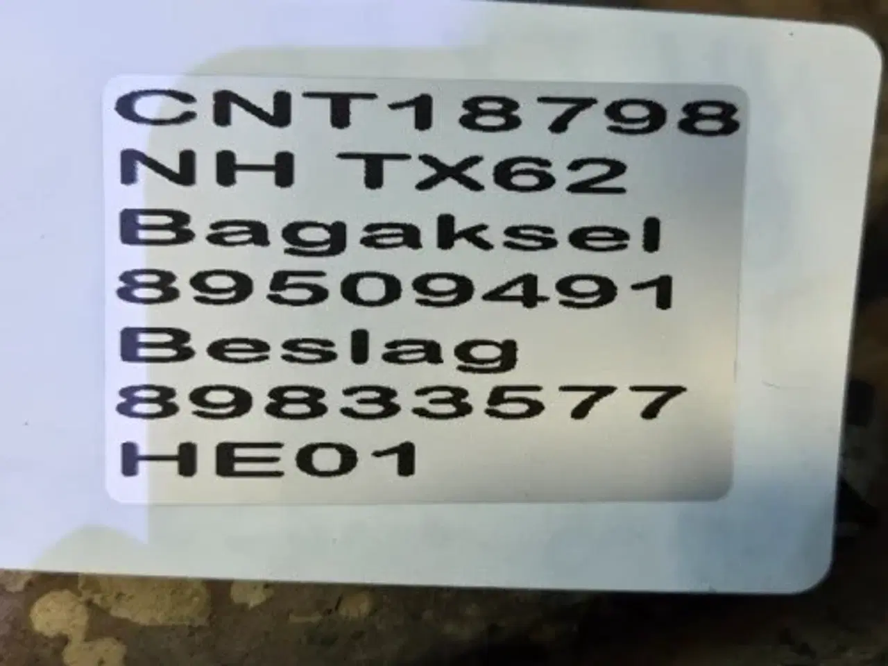 Billede 16 - New Holland TX62 Bagaksel 89509491