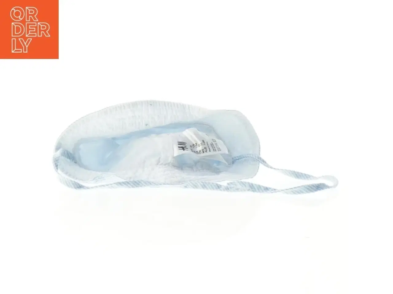 Billede 4 - Blå og hvid stribet solhat til baby fra H&M (str. 56)