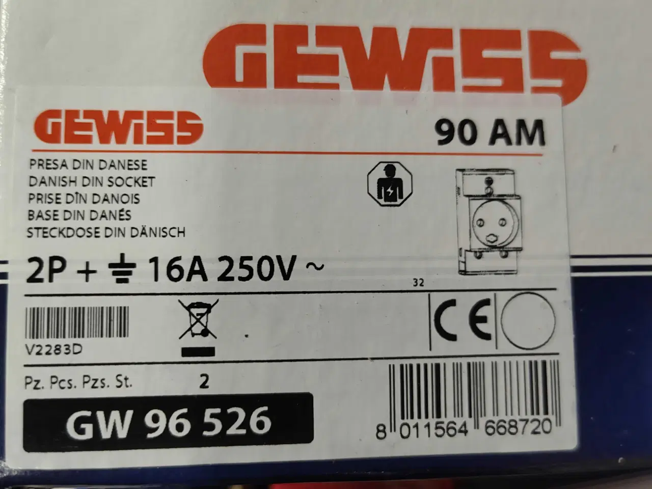 Billede 3 - Stikdåse ny . 10 stk