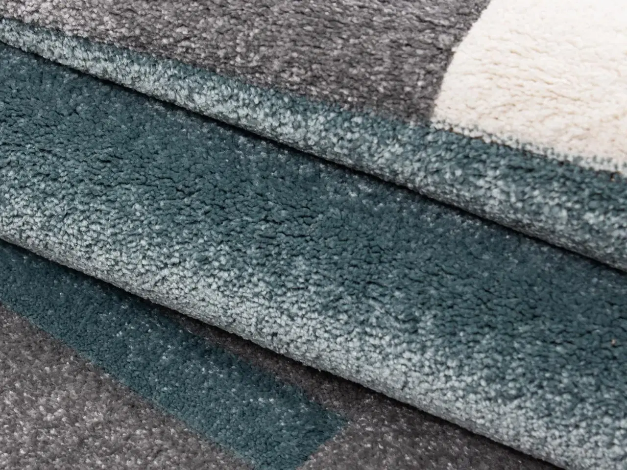 Billede 6 - Hawaii Kortluvet tæppe Ternet - Blå - 200x290