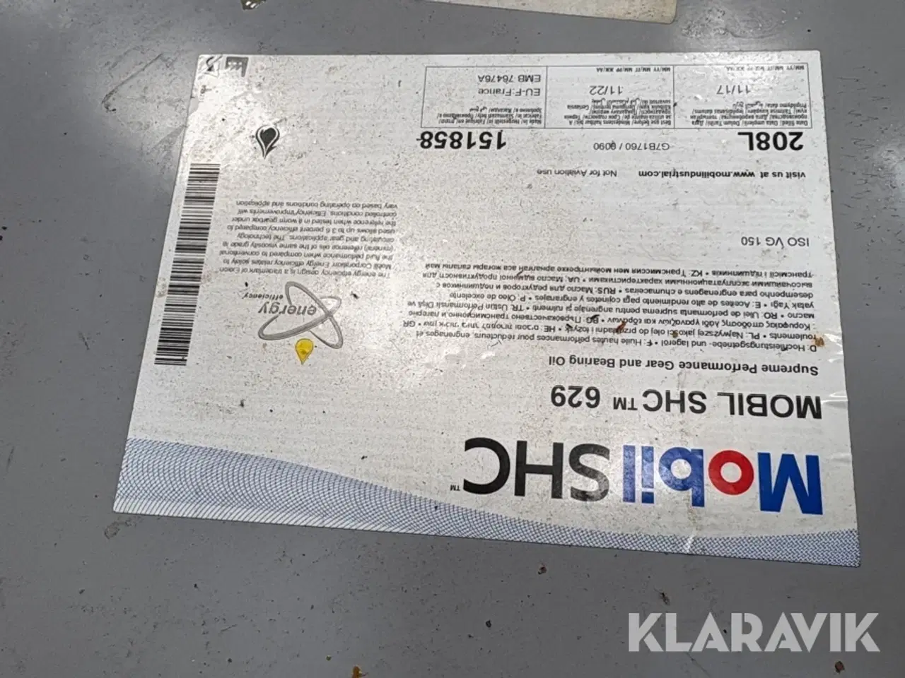 Billede 6 - Olie Mobil SHC 629 1 styk