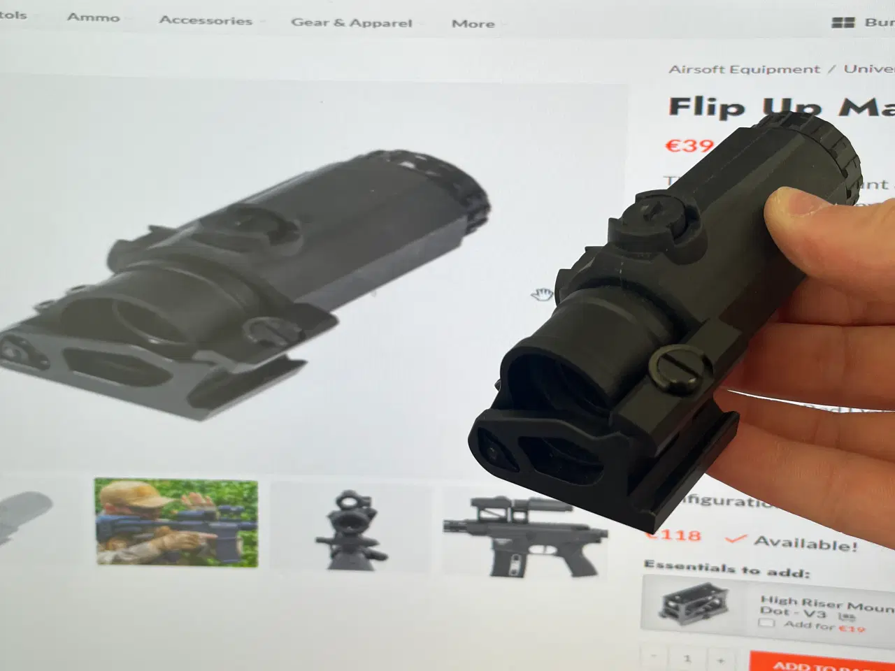 Billede 7 - Forskellige airsoft sigter