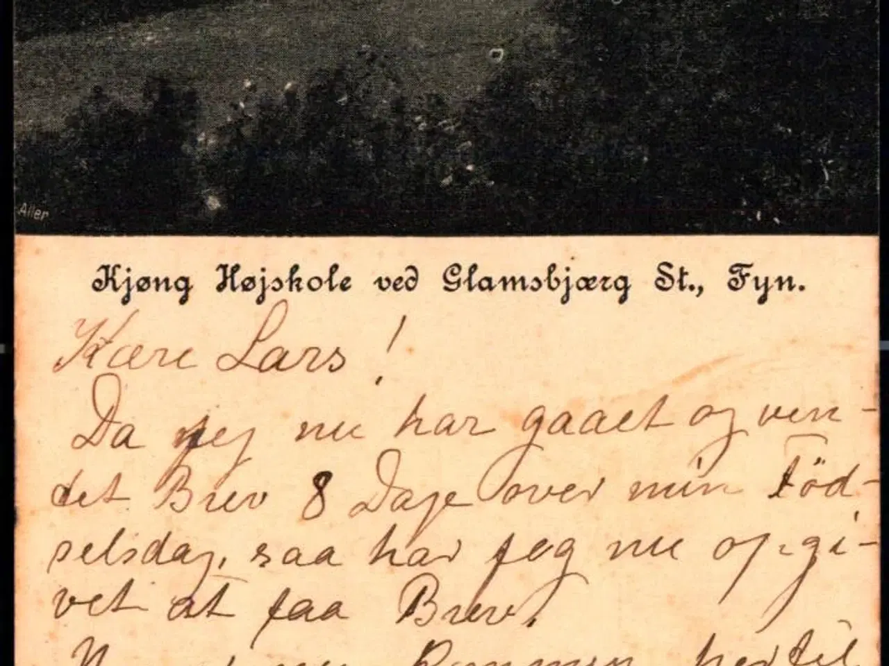 Billede 1 - Kjøng Højskole ved Glamsbjerg St. Fyn - u/n - Brugt