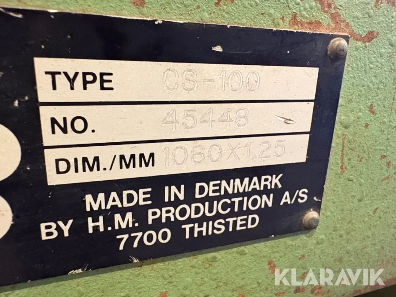 Billede 4 - Pladeklipper HM CS-100