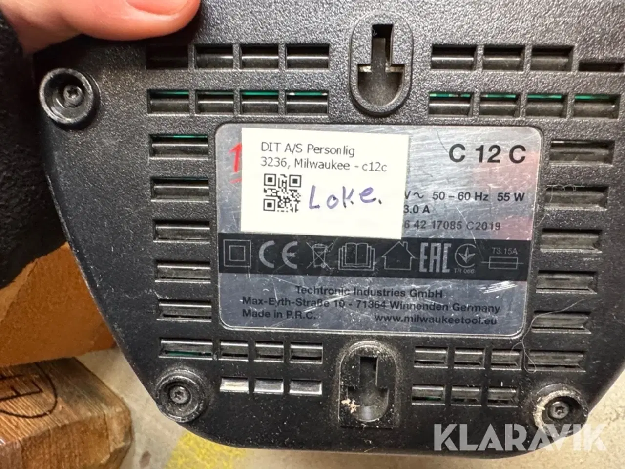 Billede 3 - Batteri oplader til 12 volt Milwaukee 12 V 6 styks