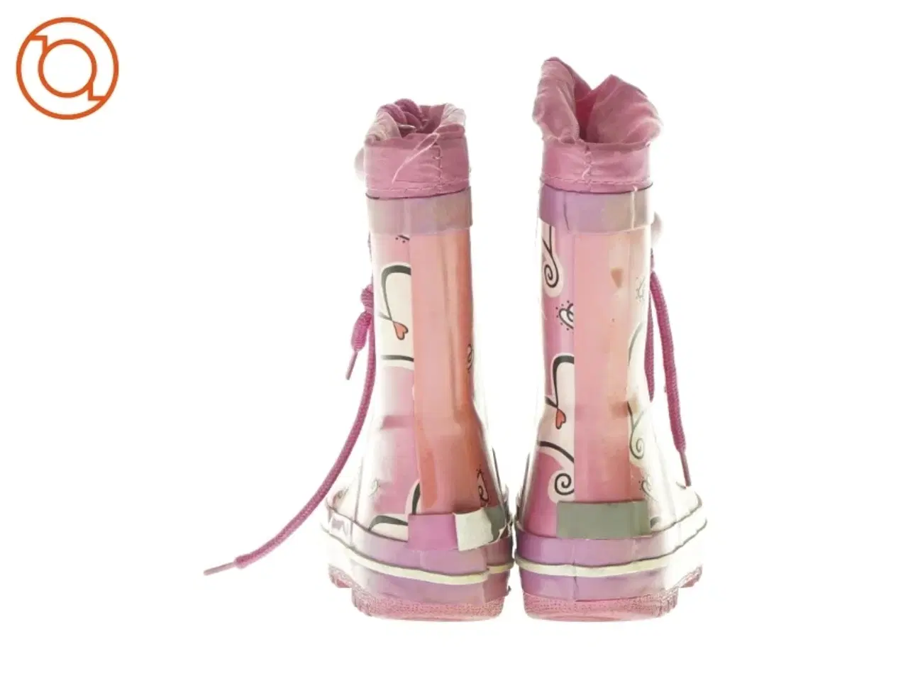 Billede 3 - Gummistøvler med hjerter (str. 22)