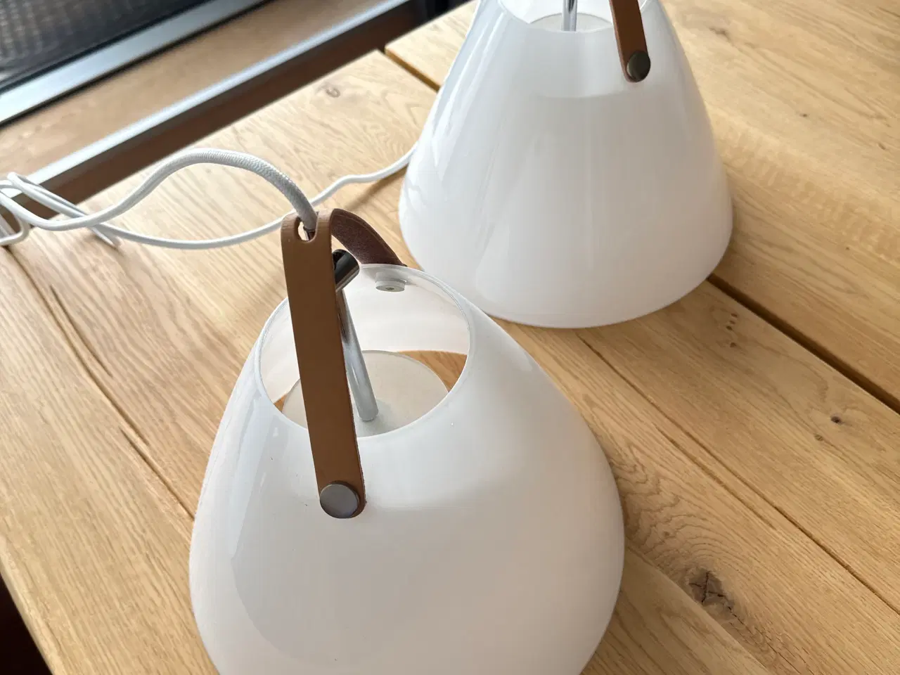 Billede 3 - 2 stk Nordlux glas-pendler